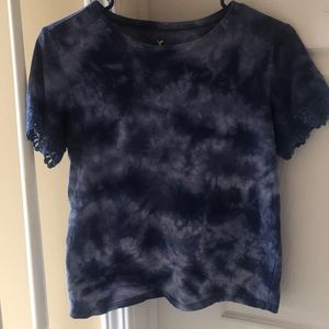 Blue Tie Dye Tee